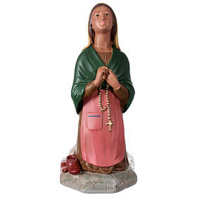 Sainte Bernadette 60 cm statue plâtre peint à la main Arte Barsanti