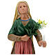 Heilige Bernadette, Statue aus Gips, 65 cm, handbemalt, Arte Barsanti s2