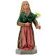 St. Bernadette hand painted plaster statue Arte Barsanti 65 cm s1