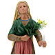 St. Bernadette hand painted plaster statue Arte Barsanti 65 cm s2