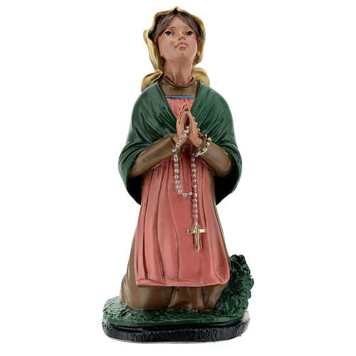 St. Bernadette resin statue 20 cm hand painted Arte Barsanti 1