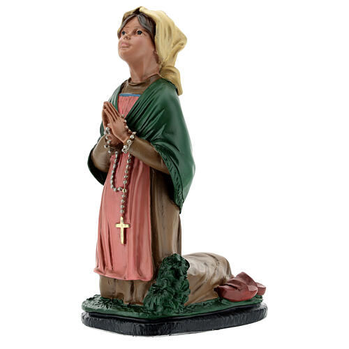 St. Bernadette resin statue 20 cm hand painted Arte Barsanti 3