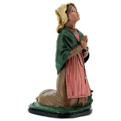 St. Bernadette resin statue 20 cm hand painted Arte Barsanti 4