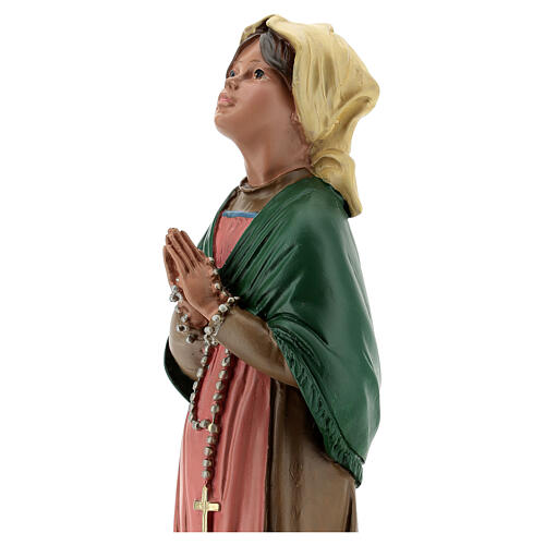 Santa Bernadette Soubirous imagem resina 20 cm Arte Barsanti 2