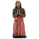 Statue Sainte Bernadette résine 30 cm peinte main Arte Barsanti s1