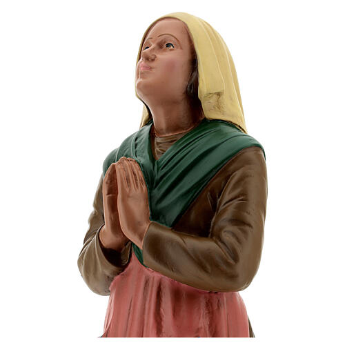 St Bernadette statue, 30 cm hand painted resin Arte Barsanti 2