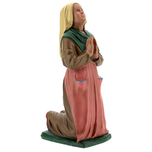 St Bernadette statue, 30 cm hand painted resin Arte Barsanti 4