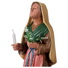 Santa Bernadette pintada a mano estatua resina 40 cm Arte Barsanti