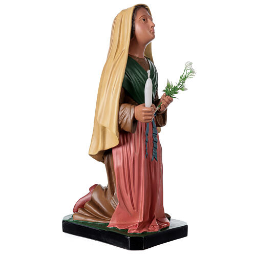 Santa Bernadette pintada a mano estatua resina 40 cm Arte Barsanti 4
