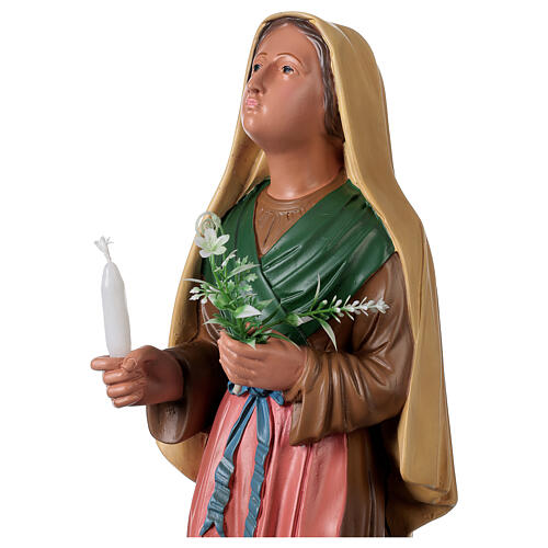 Santa Bernadette dipinta a mano statua resina 40 cm Arte Barsanti 2