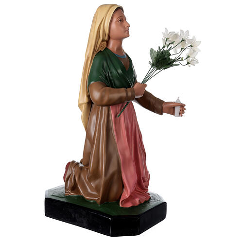 Saint Bernadette resin statue painted by hand 80 cm Arte Barsanti 4