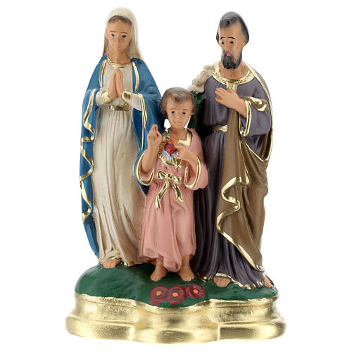 Heilige Familie, Statue aus Gips, 20 cm, Arte Barsanti 1