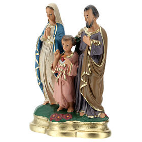 Holy Family statue in plaster 20 cm Arte Barsanti