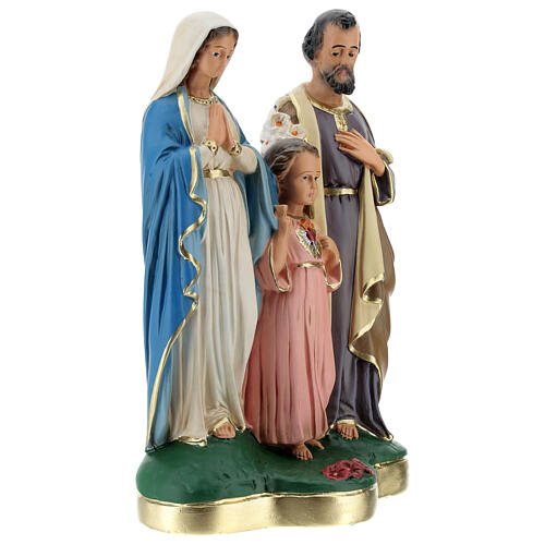 Heilige Familie, Statue aus Gips, 30 cm, Arte Barsanti 3