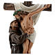 Figura Objawienie Świętemu Franciszkowi z Asyżu 30 cm gips Barsanti s4