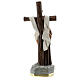 Christ Apparition to St Francis of Assisi statue, 30 cm in plaster Barsanti s7