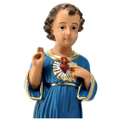 Dzieciątko Jezus błogosławiące figurka gipsowa 20 cm malowana Barsanti 2