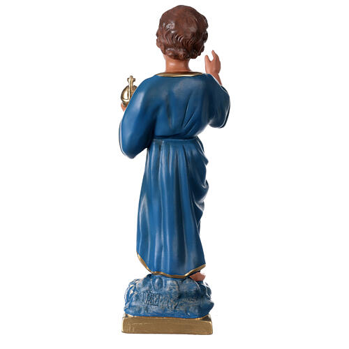 Estatua Niño que bendice 40 cm yeso pintado mano Arte Barsanti 5