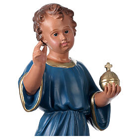 Figura Dzieciątko Jezus błogosławiące 40 cm gips malowany ręcznie Arte Barsanti