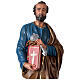 Statue Saint Pierre plâtre 60 cm peint main Arte Barsanti s2
