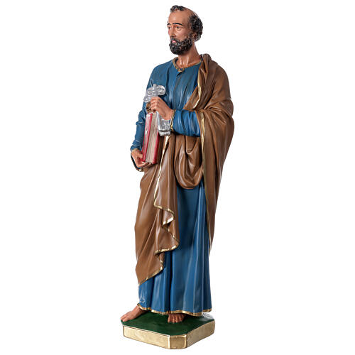 Figura Święty Piotr gips 60 cm malowany ręcznie Arte Barsanti 3