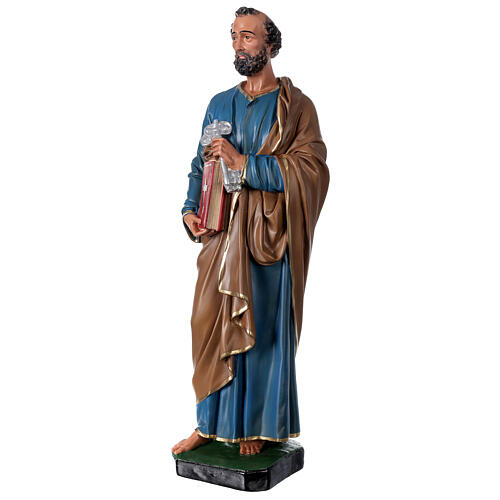 St. Peter hand painted resin statue Arte Barsanti 60 cm 3