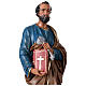 St. Peter hand painted resin statue Arte Barsanti 60 cm s2