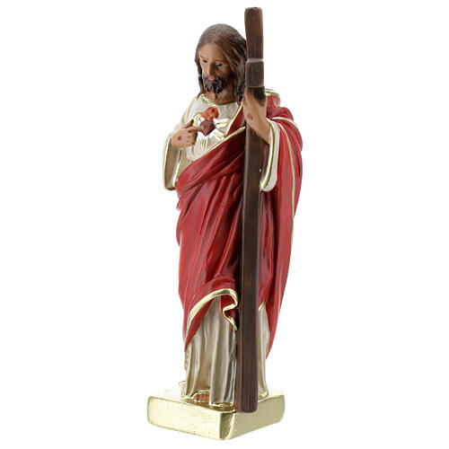 Jesus Christ Redeemer statue, 20 cm hand painted plaster Arte Barsanti 3