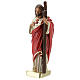 Jesus Christ Redeemer statue, 20 cm hand painted plaster Arte Barsanti s3