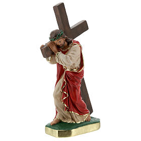 Statue aus Gips Heiliger Erlöser handbemalt Arte Barsanti, 30 cm s3