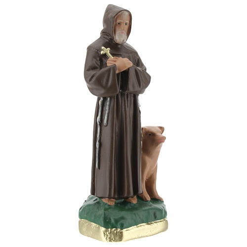 Statue aus Gips Antonius der Große handbemalt Arte Barsanti, 20 cm 3