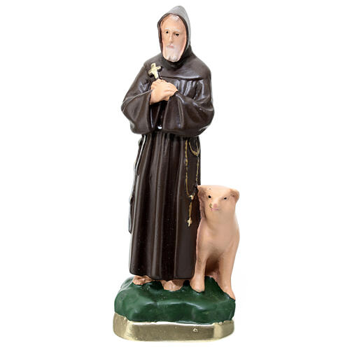 St. Anthony Abbot plaster statue 20 cm hand painted Arte Barsanti 1