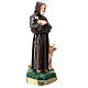 St. Anthony Abbot plaster statue 20 cm hand painted Arte Barsanti s3