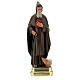 St. Anthony Abbot plaster statue 25 cm hand painted Arte Barsanti s1