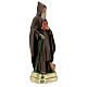 Statue of Saint Anthony Abbot, 25 cm in hand painted plaster Barsanti s4