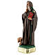 Statue of St Anthony the Abbot, 30 cm hand painted plaster Barsanti s3