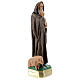 Statue of St Anthony the Abbot, 30 cm hand painted plaster Barsanti s4