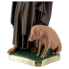 Statue aus Gips Antonius der Große handbemalt Arte Barsanti, 40 cm s6