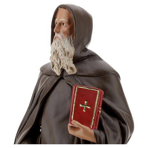 St. Anthony Abbot plaster statue 40 cm hand painted Arte Barsanti 2