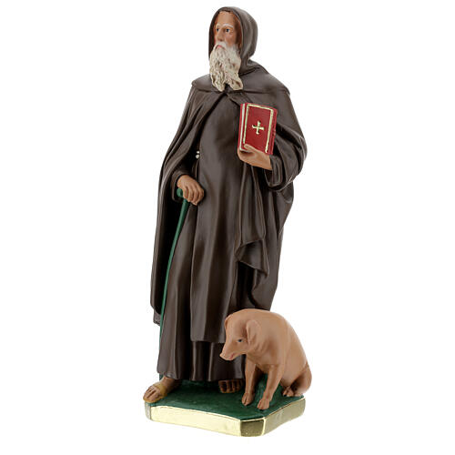 St. Anthony Abbot plaster statue 40 cm hand painted Arte Barsanti 3