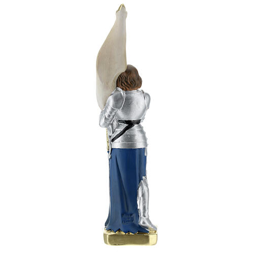 Sainte Jeanne d'Arc statue plâtre 25 cm Arte Barsanti 5