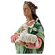 St. Agnes statue plaster 40 cm hand painted Arte Barsanti s2