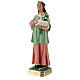 St. Agnes statue plaster 40 cm hand painted Arte Barsanti s3