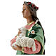 St. Agnes statue plaster 40 cm hand painted Arte Barsanti s6