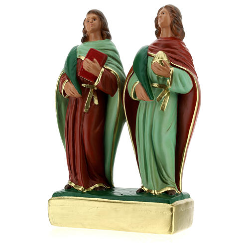 Saints Cosmas and Damian plaster statue 8 in Arte Barsanti 2