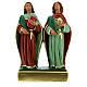 Saints Cosmas and Damian plaster statue 8 in Arte Barsanti s1