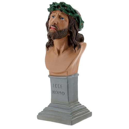 Busto Ecce Homo gesso 30 cm pintado à mão Arte Barsanti 3