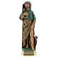 Saint Roch plâtre statue 20 cm peinte main Arte Barsanti s1