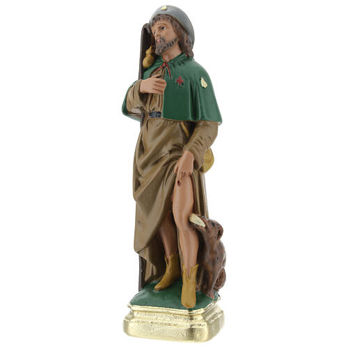 Święty Roch figurka gipsowa 20 cm malowana ręcznie Arte Barsanti 3
