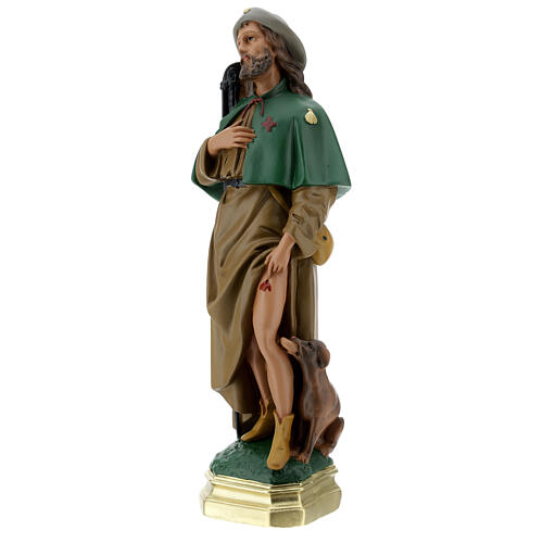 San Roque yeso 40 cm estatua pintada a mano Arte Barsanti 3